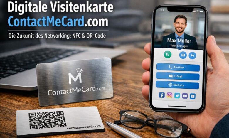 digitale visitenkarte contactmecard.com