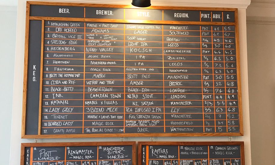 pint shop restaurant