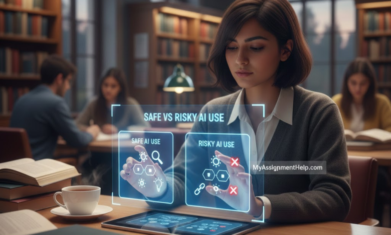 Helps users and search engines identify the central theme — ethical vs. unethical AI practices in academia